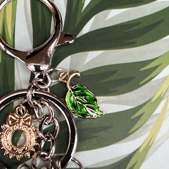 Elegant Pearl Bag Charm Keychain Genuine Suede Tassel Christmas Charms - Picture 8 of 11